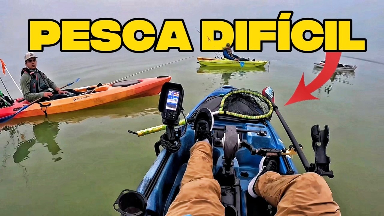 Día difícil en kayak… pero las capturas lo cambiaron todo