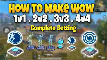 How to Make WOW Map 1v1/2v2/3v3/4v4 in PUBG MOBILE | Full WOW Mode Settings Tutorial (2026)