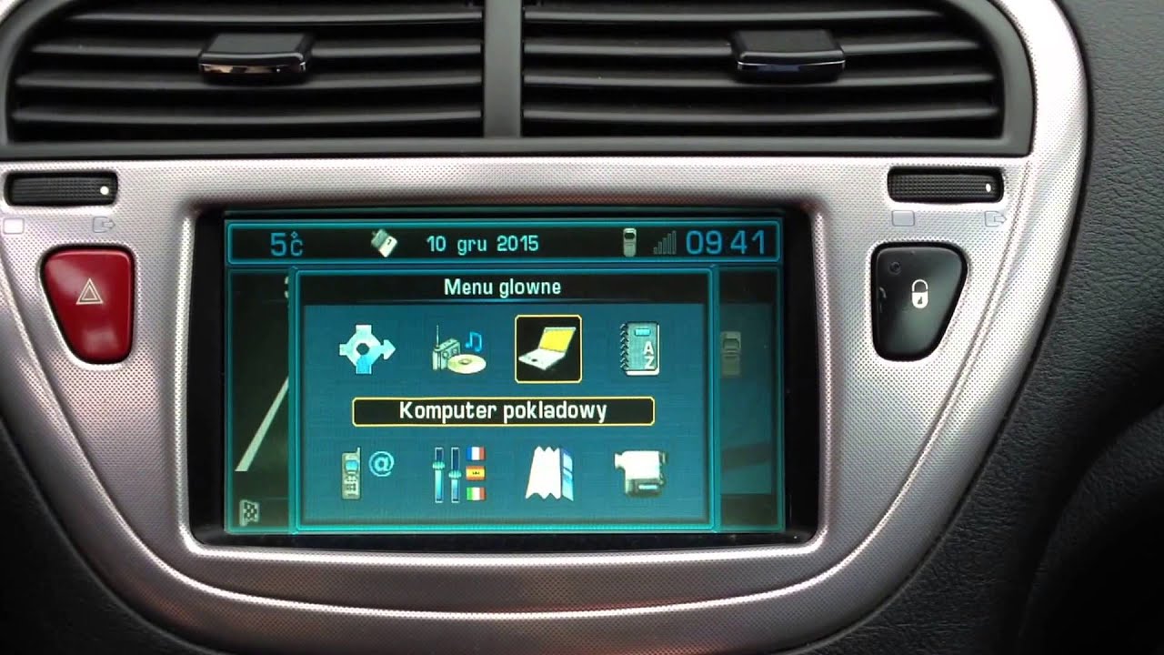 Peugeot 607 Nawigacja RT3 Polskie Menu Polski Lektor