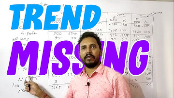 Trend Analysis - Missing figures by CA. Brijesh Singh