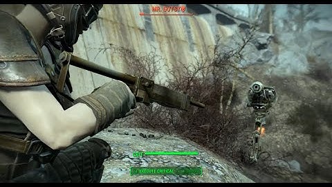 Fallout 4 on PS4: Epic Battle against tough Robot "Mr. Gutsy"