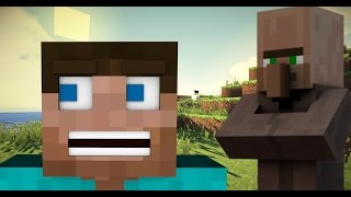 VILLAGER TROLLING ON MINECRAFT (MINECRAFT TROLLING)