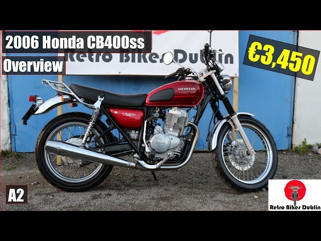 2006 Honda CB400ss Red Review / Overview - Stunning Honda CB400ss