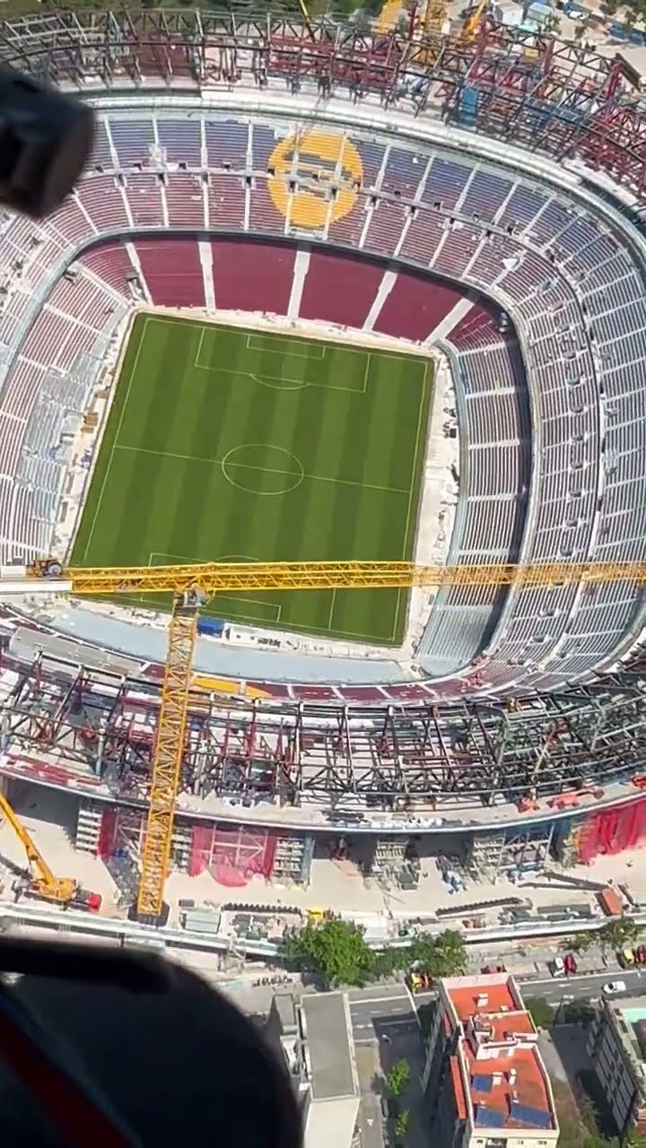 NEW STADIUM | WORKS ON SPOTIFY CAMP NOU - YouTube