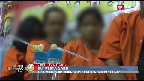 Asyik Pesta Narkoba, 3 IRT di Jambi Dibekuk Polisi - BIP 11/05