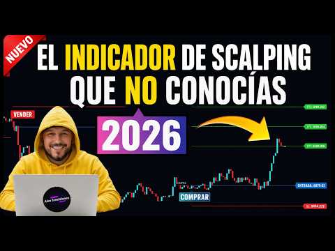 👉$75 cada 3 minutos!🤯Uno de los Indicadores de SCALPING Más Precisos de TradingView! 2026