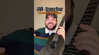 EASY Ukulele Tutorial for LAVA from the Disney Pixar movie #shorts