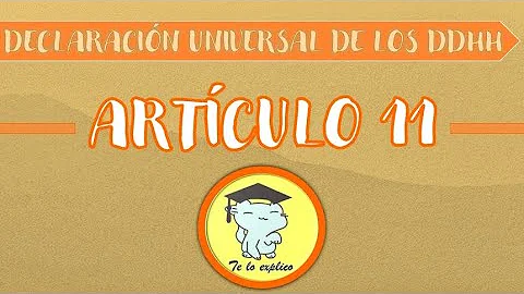 ¿Qué es el artículo 11 de la Ley de Derechos Humanos?