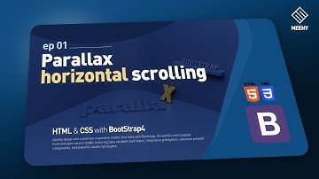 Parallax horizontal scrolling ep01 - Bootstrap
