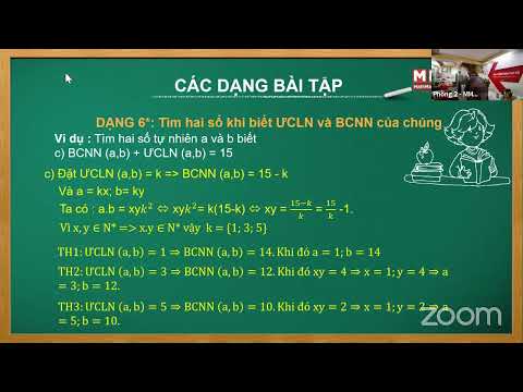 Video Lớp 6A - Bội chung và bội chung nhỏ nhất (tiếp theo) -... - youtube