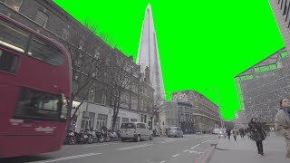 #People walking in London - #Green #Screen Effect