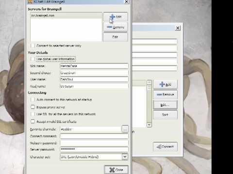 How To Connect With X-Chat (to Braingell Chat)