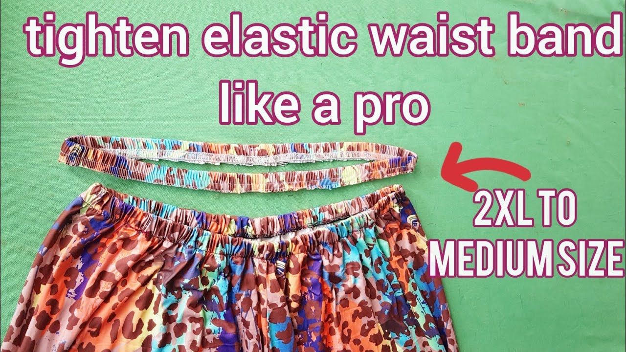 how to tighten scrub pants waist elastic｜TikTok Search