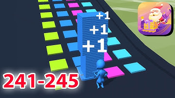 Stack Colors - Level 241-245 - NEW GAME - New Update Gameplay Walkthrough - All Level (iOS, Android)