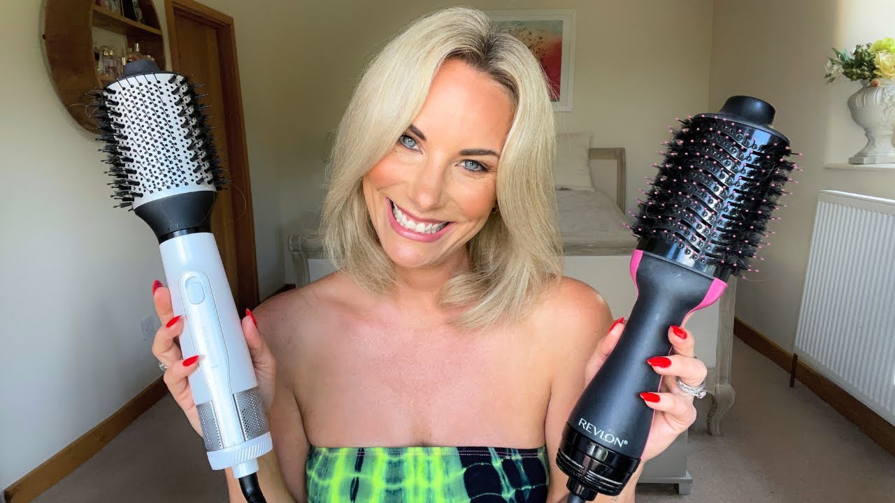 STILL THE BEST? REVLON ONE STEP REVIEW REMINGTON COMPARED HYDRALUXE HOT AIR  STYLER DRYER VOLUMISER - YouTube