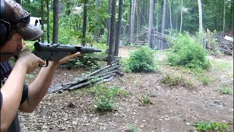 Semi Mode Sten MK II Testing