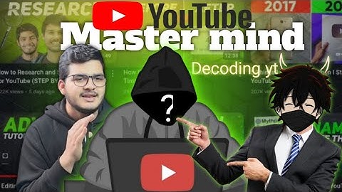 YouTube master mind decoding yt | His SECRET Formula 🤯 for YouTube Algorithm Mastery