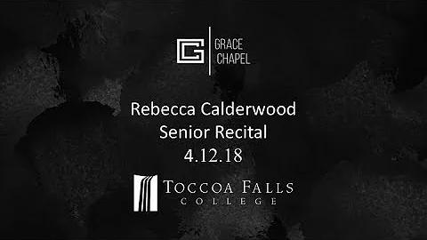 Rebecca Calderwood Recital 4.12.18