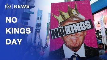 Tens of thousands rally in Manhattan for ‘No Kings’ anti-Trump protest