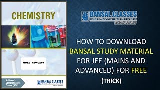 How to Download Bansal Study Material (TRICK) screenshot 1