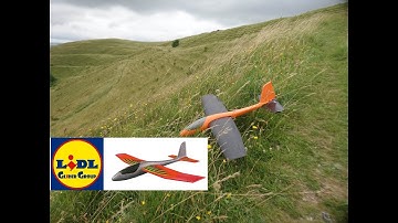 Lidl Glider £7.99 Chuck Glider Rc Slope Soaring Conversion