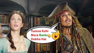 Pirates of the Caribbean Dead Men Tell No Tales All Funny Scene in Hindi Jack Sparrow Funny