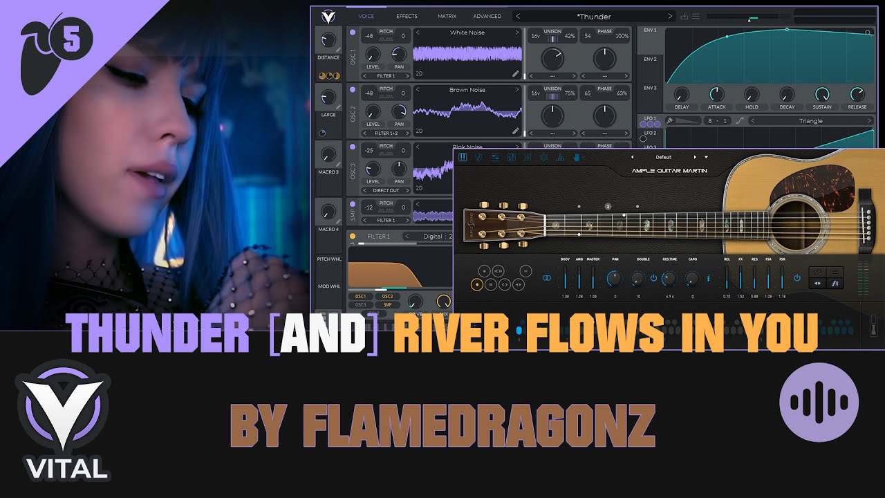 Vital Preset: Thunder | River Flows in You Cover by Flamedragonz