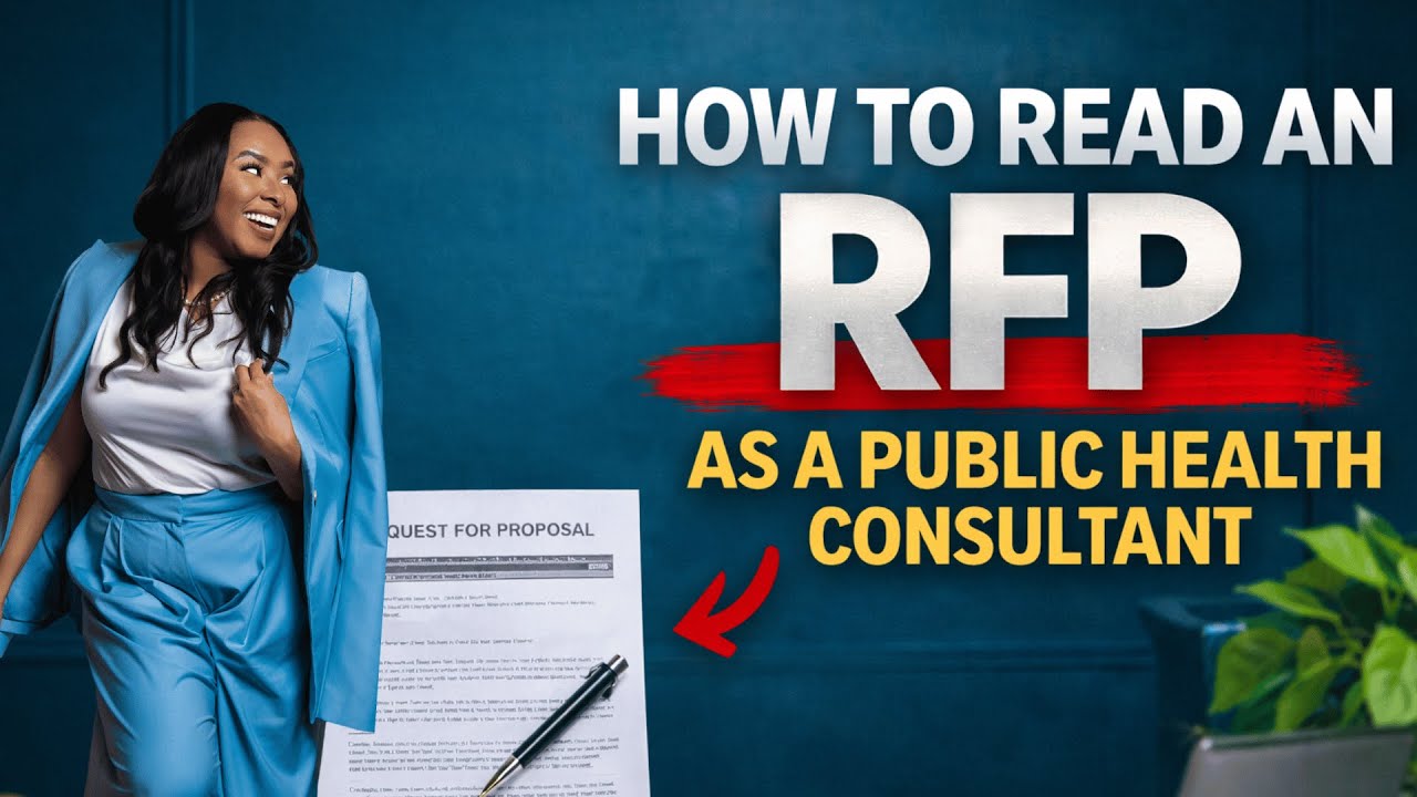 How to read an RFP (as a Public Health Consultant) - YouTube