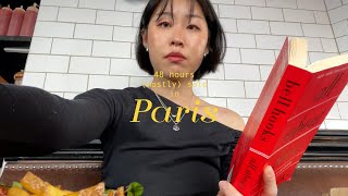 48 hours (mostly) alone in paris | bookstores, matcha, and spring