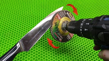 Razor-sharp method of sharpening knives in 2 minutes!