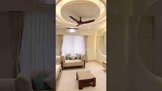 Modern Luxury Living Room Tour | Stylish TV Panel, Wall Design & Premium Lighting#interior #ytshorts