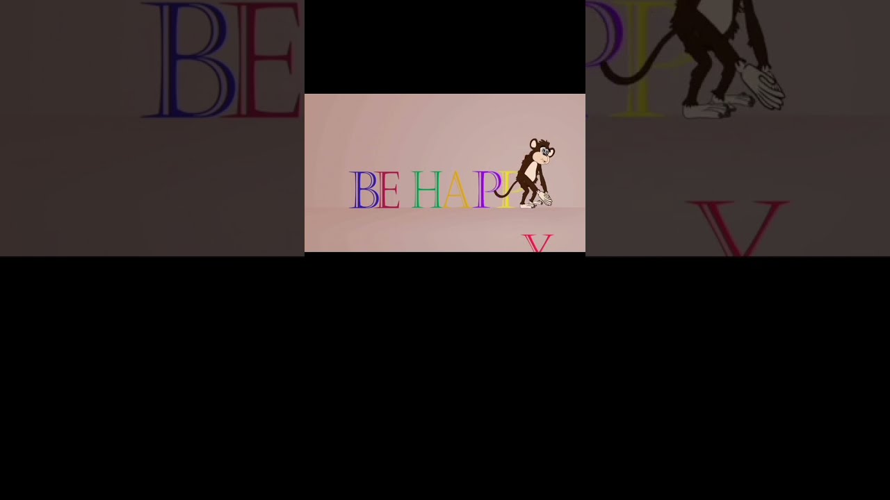  Behappy Funky Monkey Always Be Happy Shorts Viral Trending Animation Animals