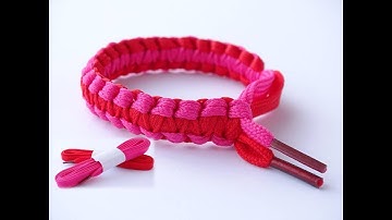 DIY Shoelace Bracelet "Mad Max Style Closure" Square Knot/Cobra Stitch Friendship Bracelet Tutorial