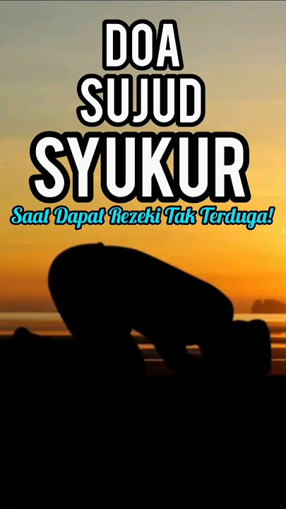 Doa Sujud Syukur Saat Dapat Rezeki Tak Terduga 😭✨ #shorts