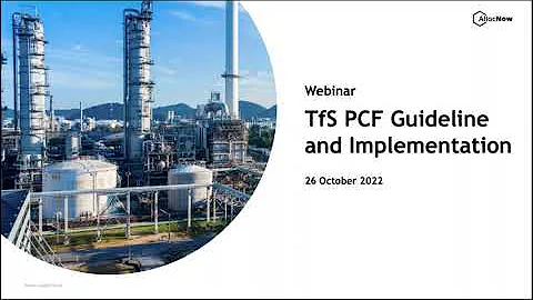 AllocNow Webinar - TfS Product Carbon Footprint Guideline and its Implementation