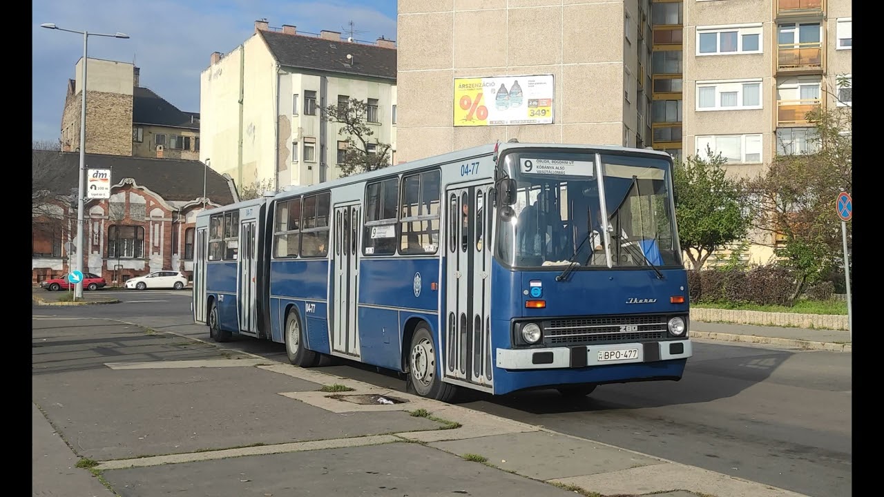 [SOUND] Budapest Bus Sound BPO-477 Ikarus 280.49 BKV 9-es viszonylat