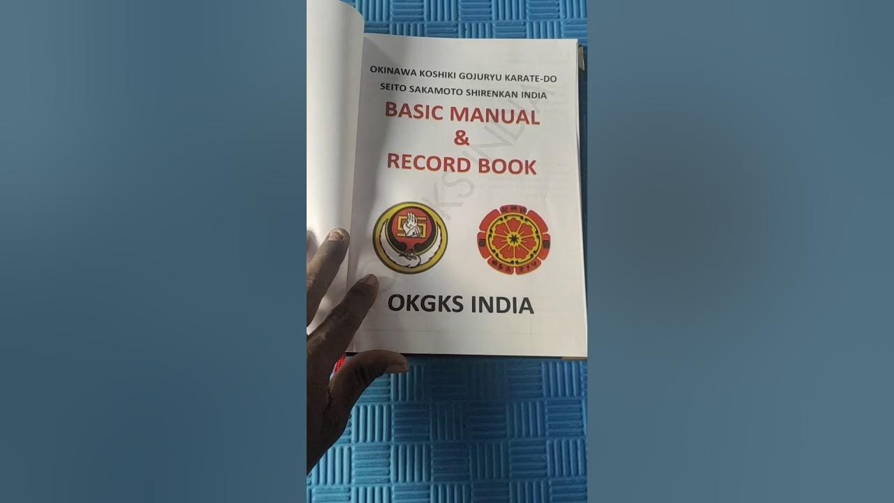 OKGKS INDIA Basic Manual & Record Book YouTube