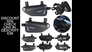 Motorcycle Side Bags Waterproof EVA+PU/Polyester Hard Shell Mountain Bike Hanging Bag Triangle Pouch