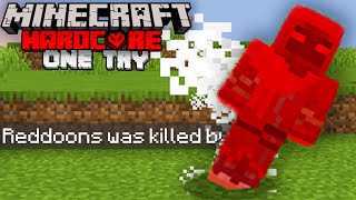 So I died on a Hardcore SMP... (Minecraft One Try)