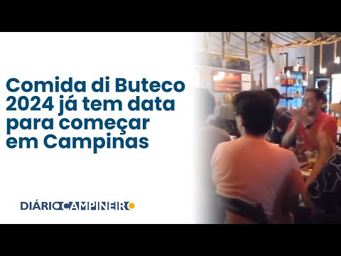 Comida di Buteco 2024 já tem data para começar em Campinas