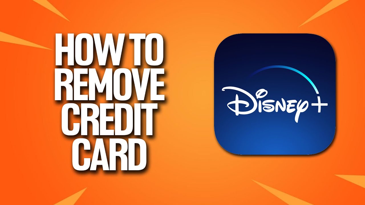 How To Remove Credit Card In Disney Plus Tutorial - YouTube