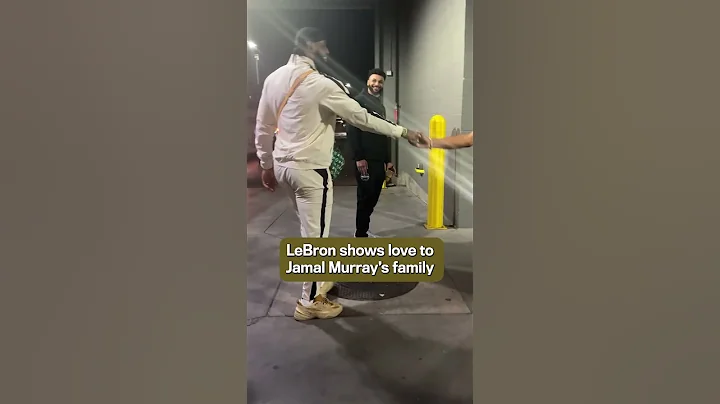 All love between LeBron and Jamal Murray 🤝 - DayDayNews