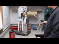 Pressing a spolette using an arbor press, and torque wrench