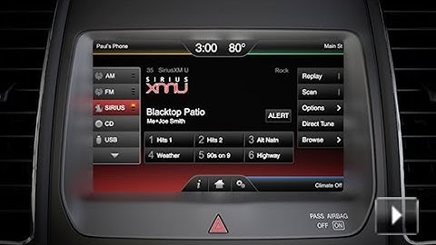 Using SIRIUSXM Satellite Radio SYNC® with MyLincoln Touch™ | Lincoln How-to Video