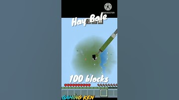 Which Block Can Save You From Falling Death In Minecraft #shorts #mlgblocks #minecraft