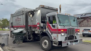 Pride Disposals 2nd 2016 Peterbilt 320 CNG - Mcneilus ASL ZR garbage truck!