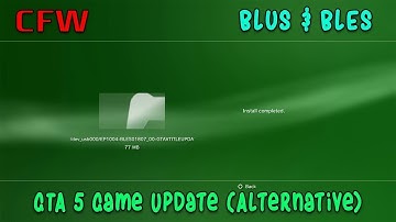(Re-Upload/Recovered) Quick Way - Install Game Update for GTA 5 | Package File [PS3-CFW-HEN/UPDATE]