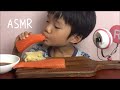 [RD Mukbang]통연어회 리얼 사운드.오늘은 루다가 요청해서 큼직한 연어 덩어리로 준비했어요~ㅋㅋ귀여운 어린이 먹방!!!