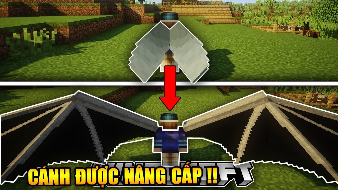 NẾU ĐÔI CÁNH ĐƯỢC NÂNG CẤP TRONG MINECRAFT !! Cánh Xịn | Ghast Boy - YouTube