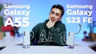 Samsung Galaxy A55 vs Galaxy S23 FE Karşılaştırma - Kamera Testi, Oyun Testleri, Benchmark Sonuçları